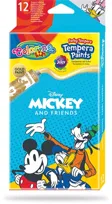 Farby, tempera w tubach, Colorino Kids, Mickey, 12 kolorów, 12 ml