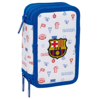FC Barcelona piórnik z wyposażeniem triple filled pencil case 37 pcs 412648857 FC Barcelona