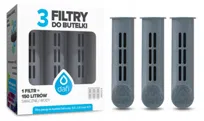 Filtr Do Butelki Dafi Soft I Solid Stalowy 3Szt