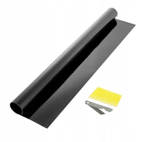 Folia 50 x 300 cm Super Dark Black do przyciemniania szyb samoprzylepna
