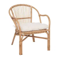 Fotel Neta rattan naturalny