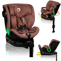 Fotelik samochodowy 40-150cm Obrotowy z Bazą Isofix Montaż Przodem i Tyłem Lionelo Harmony I-Size