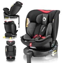 Fotelik samochodowy OBROTOWY baza 360° ISOFIX 40-150cm Lionelo Navy i-Size