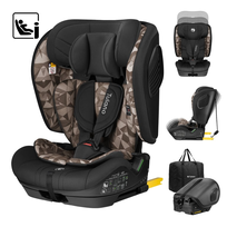 Fotelik samochodowy Tulano Zooma 55, i-Size 76-150 cm, bezpieczny montaż ISOFIX i Top Tether, ochrona boczna, 4-stopniowa regulacja oparcia, 13-stopni