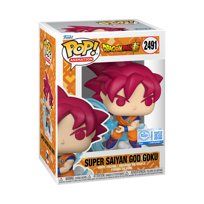 Funko, Funko POP! Exclusive, ANIME, Figurka Kolekcjonerska, Dragon Ball Super, Super Saiyan God Goku (Glow)