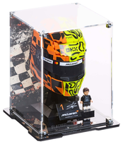 Gablota z tłem Blacked Brick do LEGO 43023 - Kask Lando Norris McLaren F1