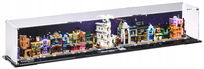 Gablota z tłem Blacked Brick do LEGO 76444 Harry Potter - Ulica Pokątna