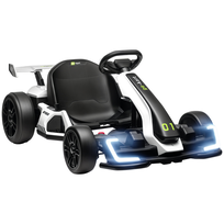 Gokart elektryczny 24 V dla dzieci, do 12 km/h, funkcja driftu, 2 silniki
