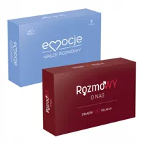 Gra dla par RozmoWY O NAS Związek i Relacja + EMOCJE Wspólne Wyzwania ZESTAW