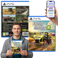 Gra PS5 Farming Simulator 25 Symulator Rolniczy PL + E-BOOK-2 GIANTS Software