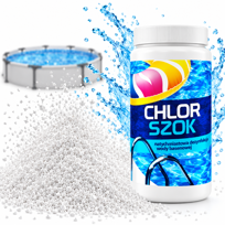 GRANULAT DO BASENU INTEX CHLOR 1KG SZYBKA DEZYNFEKCJA CHEMIA BASENOWA