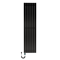 Grzejnik elektryczny dekoracyjny Luxrad Solis Elektro 180x44,5 czarny mat str grzałka GLX 600W