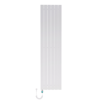 Grzejnik elektryczny dekoracyjny Luxrad Solis Podwójny elektro 180x44,5 biały grzałka GLX 800W
