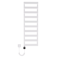 Grzejnik elektryczny łazienkowy Luxrad Scala New 123x40 biały grzałka Premio 300W