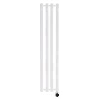 Grzejnik łazienkowy elektryczny Luxrad Azure Elektro 1500x332 biały grzałka PREMIO maskownica 400W