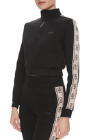 GUESS Czarna rozpinana bluza damska z lampasami New Britney S GUESS