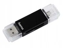 Hama CZYTNIK KART SD/microSD 2W1 USB/microUSB 2.0