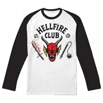 HELLFIRE CLUB Stranger Things Koszulka z Długim Rękawem Serial Netflix r. M