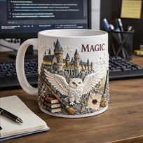 Hogwarts Legacy gra prezent dla gracza kubek Harry Potter sowa szkola magii