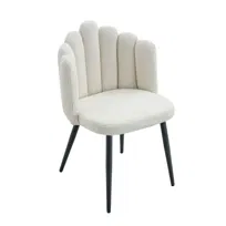 HOMLA Krzesło LUXE Ecru 49x55x85 cm