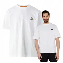 HUGO BOSS T-shirt Męski Bawełniany Biała Koszulka Oversize Małe Logo r.XL