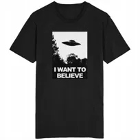 I Want To Believe Koszulka UFO NOL Kosmici Mars