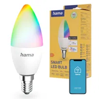 Inteligentna Żarówka Smart Home LED E14 RGBW Hama WiFi Smart Matter 4,9W