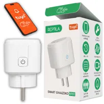 INTELIGENTNE GNIAZDKO ZigBee SMART TUYA WATOMIERZ PROGRAMATOR SMART gniazdko Reptila RP01