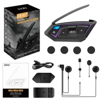 INTERKOM MOTOCYKLOWY EJEAS MS8 8 OSÓB 7000M IP67 MESH 3.0 REDUKCJA SZUMÓW