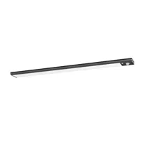 JAN NOWAK Magnetyczna Lampka LED Do Szafy z Czujnikiem Ruchu Regulacja Natężenia Pojemna Bateria 400 x 42 x 9 mm MAGNETO LIGHT Czarna
