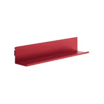 JAN NOWAK Metalowa Półka Wisząca na Dekoracje 70 cm JOANNE Modern Czerwona
