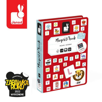 Janod, Magnetyczna układanka, Polski Alfabet, Magnetibook, prezent dla dzieci