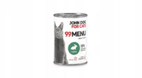 John Dog 99 menu królik karma mokra dla kota 6 x 400 g