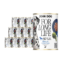 John Dog Karma mokra dla psa dorosłego For Long Life Konina z kwiatostanem karczocha 12 x 400 g