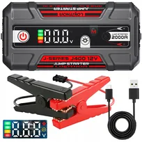 JUMP STARTER 3W1 BOOSTER POWERBANK LATARKA ROZRUCH 2000A 12V Lokithor J400