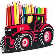 Kajawis, organizer na biurko, traktor, farma