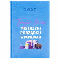 KALENDARZ 2027 KSIĄŻKOWY PLANER TERMINARZ MISTRZYNI PORZĄDKU DLA KSIĘGOWEJ