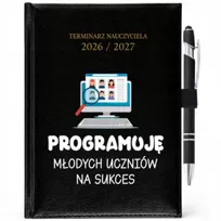 KALENDARZ NAUCZYCIELSKI 26/27 PREZENT PLANER + DŁUGOPIS PROGRAMUJĘ UCZNIÓW