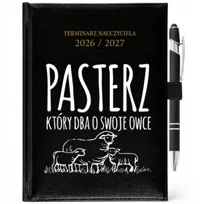 KALENDARZ PLANER A5 26/27 PREZENT PASTERZ KTÓRY DBA O SWOJE OWCE + DŁUGOPIS