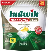 Kapsułki do zmywarek Ludwik Maxx Power Plus 30 szt.