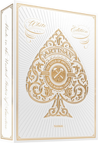 Karty do gry Artisan White Poker theory11 biała talia