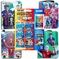 Karty PANINI FIFA 365 2027 KICK-OFF ZESTAW 4 saszetki + dodatek ALBUM na 400 kart