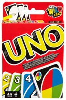 Karty UNO, rodzinna i imprezowa gra karciana, dla dzieci 7+ i dorosłych W2085