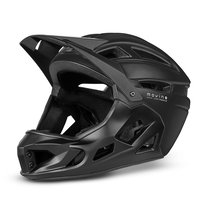 Kask Full Face Movino Edge 418g MTB Hulajnoga Rolki 51-54cm In-mold (BLACK) Movino