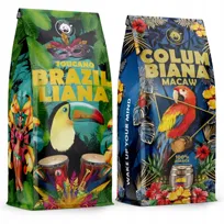 Kawa Ziarnista 2X1Kg Świeżo Palona Arabica 100% - Zestaw - Blue Orca Coffee