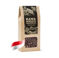 Kawa ziarnista ROBUSTA INDONEZJA naturalna świeżo palona coffee 100g