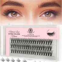 Kępki Rzęsy Eyelash Lewer Miami Extra Volume 14mm Gęste Naturalne Jedwabne