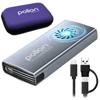 Kieszeń z wentylatorem POLION na dysk M.2 NVME SSD USB-C 3.2 10Gbps