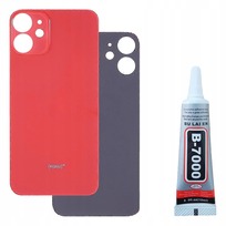 Klapka Baterii Tył Szkło iPhone 12 Mini Czerwony