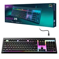 KLAWIATURA GAMINGOWA URAGE EXODUS 215 ILLUMINATED RGB ANTIGHOSTING UKŁAD PL